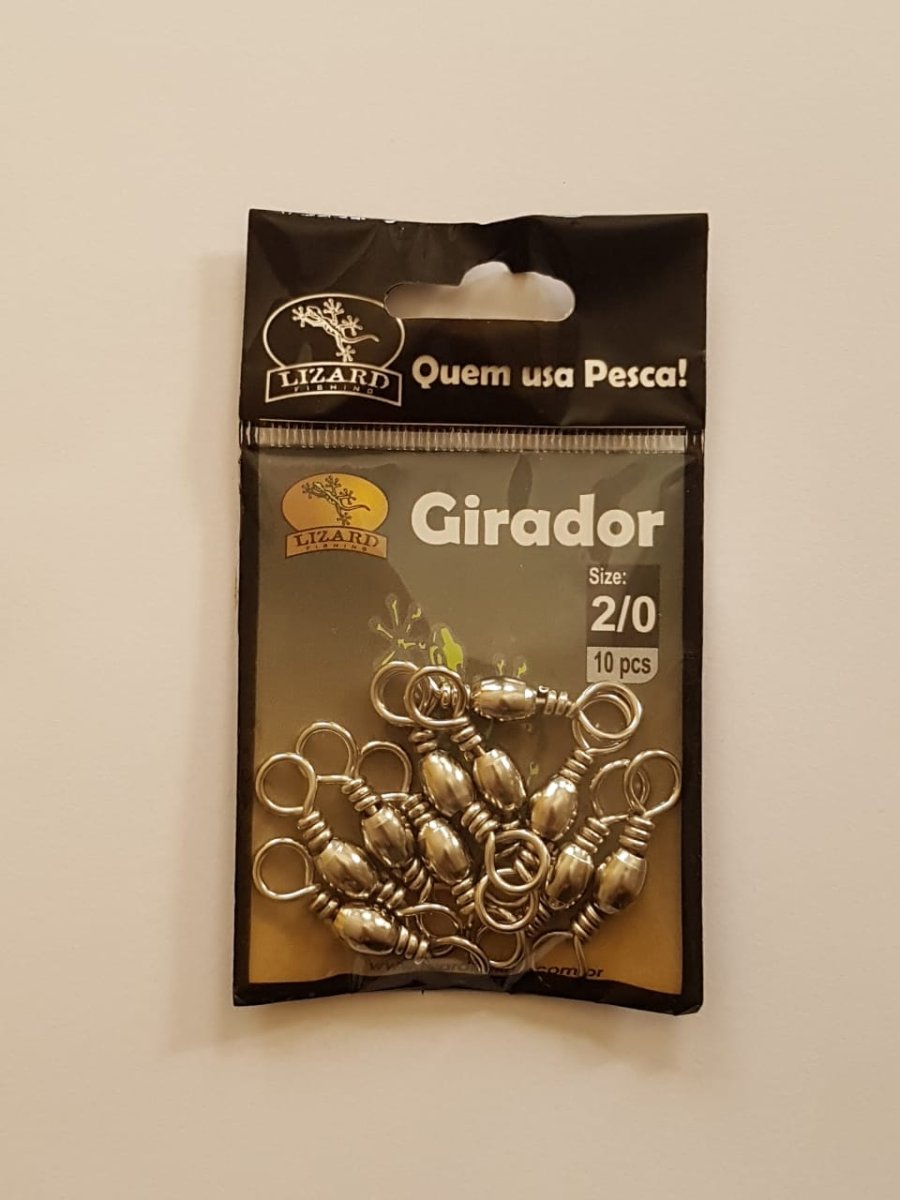 Girador Duplo Nº 2/0 – Cartela com 10 peças – Lizard Fishing - Image 3