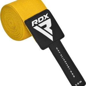 RDX IBA Faixas de mão de boxe amarelas