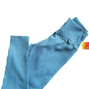 Legging Canelada Azul