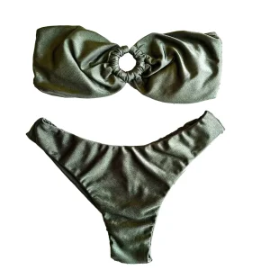Biquini Flor Verde