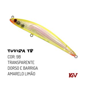 Isca Artificial de Meia Água Tuvira Twitch Bait da KV