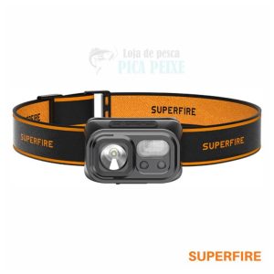 SUPERFIRE HL23-S LANTERNA DE CABEÇA 2W 200C/SENSOR MOVIMENTOS