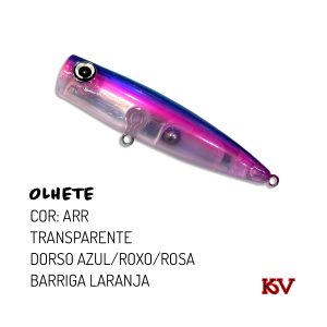 Isca Artificial Superfície/Popper Olhete – KV – 11cm/24g