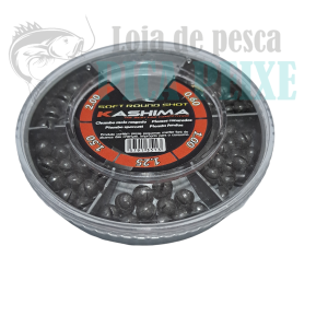 CAIXA DE CHUMBO MIUDO KASHIMA 100GR 0.6-25GR