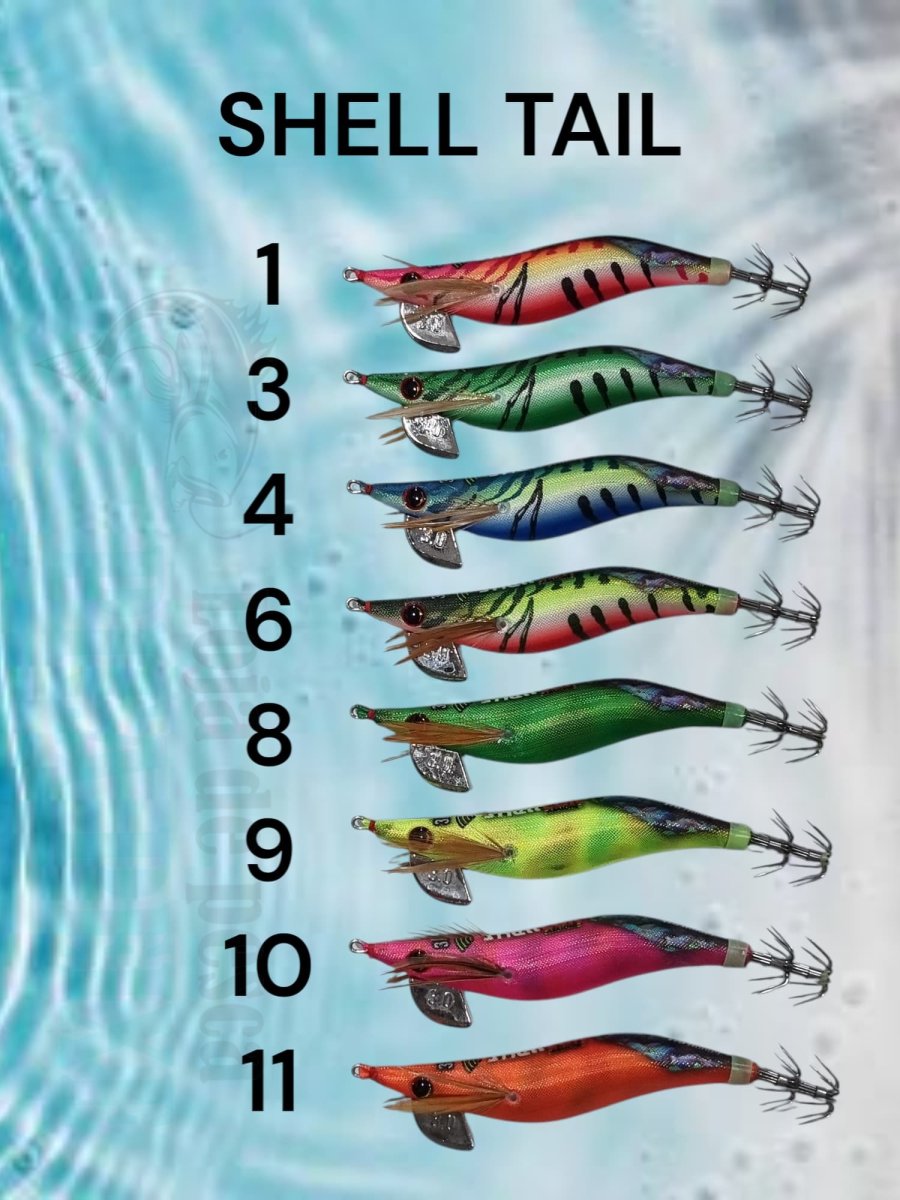 PRO-HUNTER EGI KING SHELL TAIL 3.0 15GR