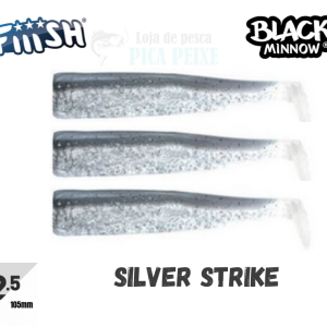 FIISH BLACK MINNOW Nº2,5 105MM CORPO 3UN SILVER STRIKE