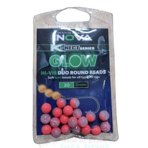 INOVA HI-VIS DUO GLOW LARANJA /GLITER 8MM 20 PCS
