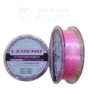 VEGA LEGEND TAPERED SURF LEADER (15MX10) PINK