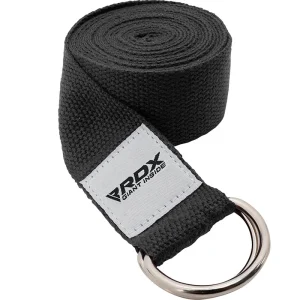 RDX D1 Correia de Yoga de Algodão Não Deslizante com Fivela de Aço à Prova de Ferrugem D-Ring