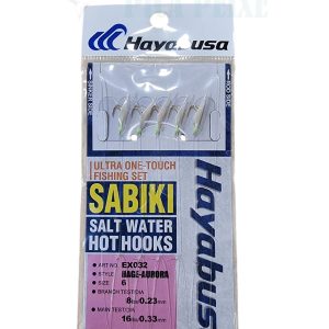 HAYABUSA SABIKI HAGE AURORA 5 HOOKS – EX032-6