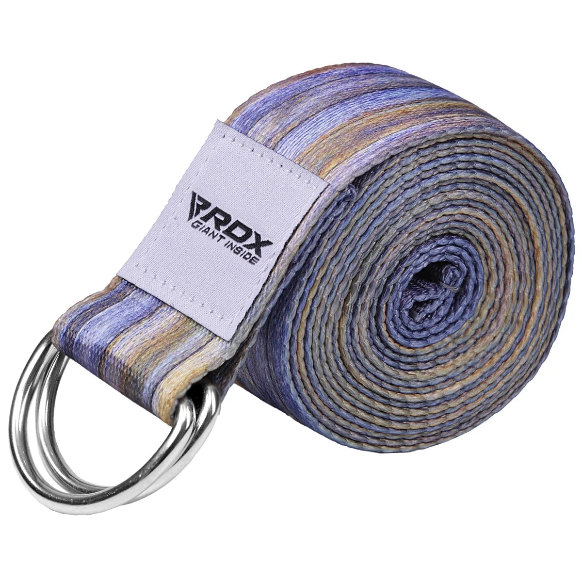 RDX F1 Correia De Yoga De Algodão Não Deslizante Com Fivela De Aço À Prova De Ferrugem D-Ring - Image 2