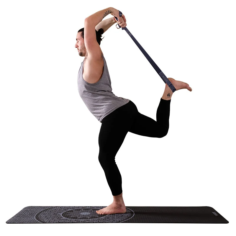 RDX F15 Correia De Yoga De Algodão Não Deslizante Com Fivela De Aço À Prova De Ferrugem D-Ring - Image 3