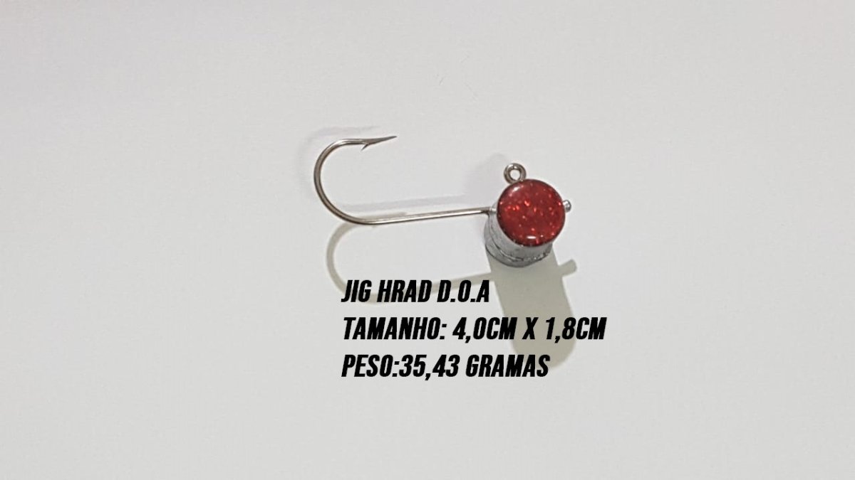 Jig Head D.O.A – Pacote c/3 UNID – 35,43 gramas