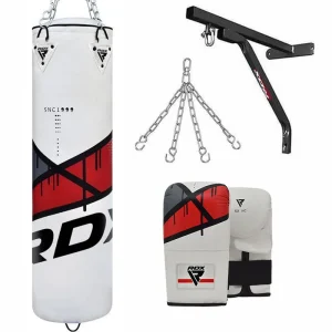 RDX F7 Saco de pancada  com luvas e Suporte de Parede