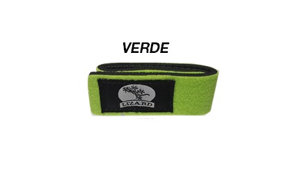 Junta Varas Neoprene e Velcro 02 Unidades – Lizard Fishing – Cor Verde